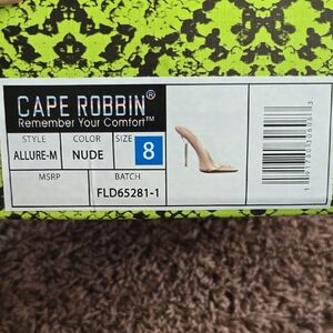 Cape Robbin Allure-M Nude Heels